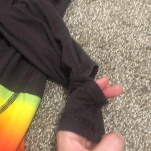 FREE PEOPLE huddle rainbow colors hoodie - Picture 11 of 11